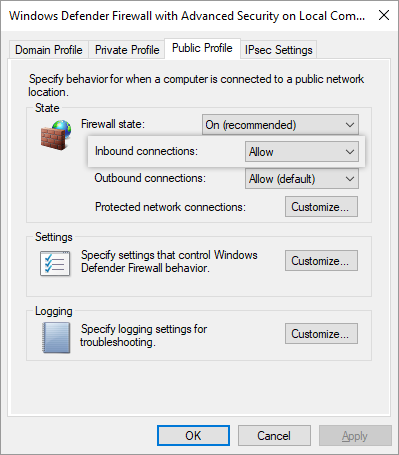 firewall and network protection